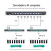 MT-viki 8-Port Rackmount KVM Switch with 15.6-inch LED Console