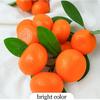 Home Ornaments with Fruits and Leaves Fake Oranges Party Decor Tangerine Model Artificial Fruit