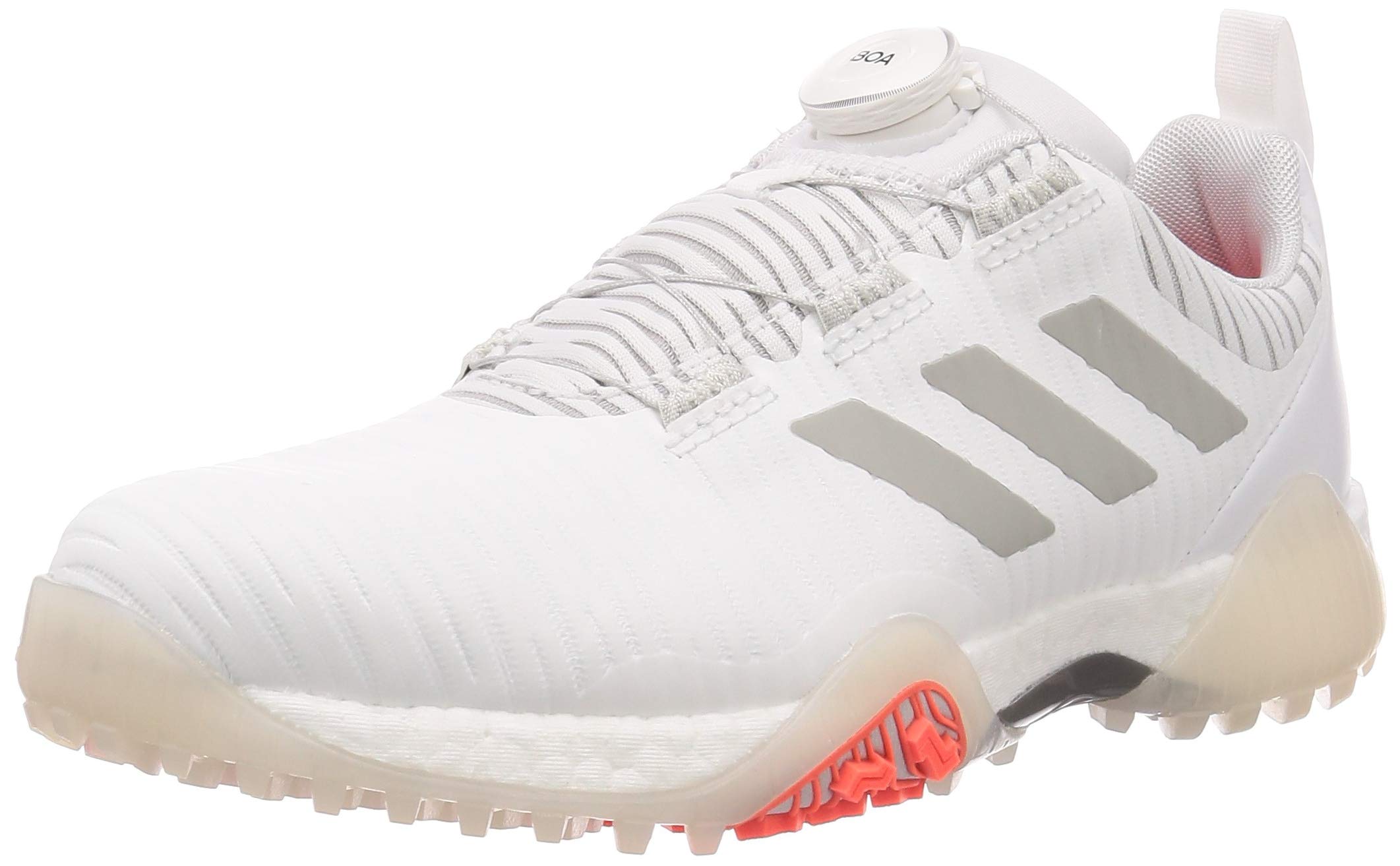 

Обувь для гольфа Code Chaos Boarrow Gray Heather Solid Gray см [Adidas Golf] Мужская белая/металлическая серая/светлая 24,5