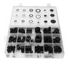 250Pcs Rubber Grommet Wire Ring Electrical Gasket Seal Accessory with Storage Box