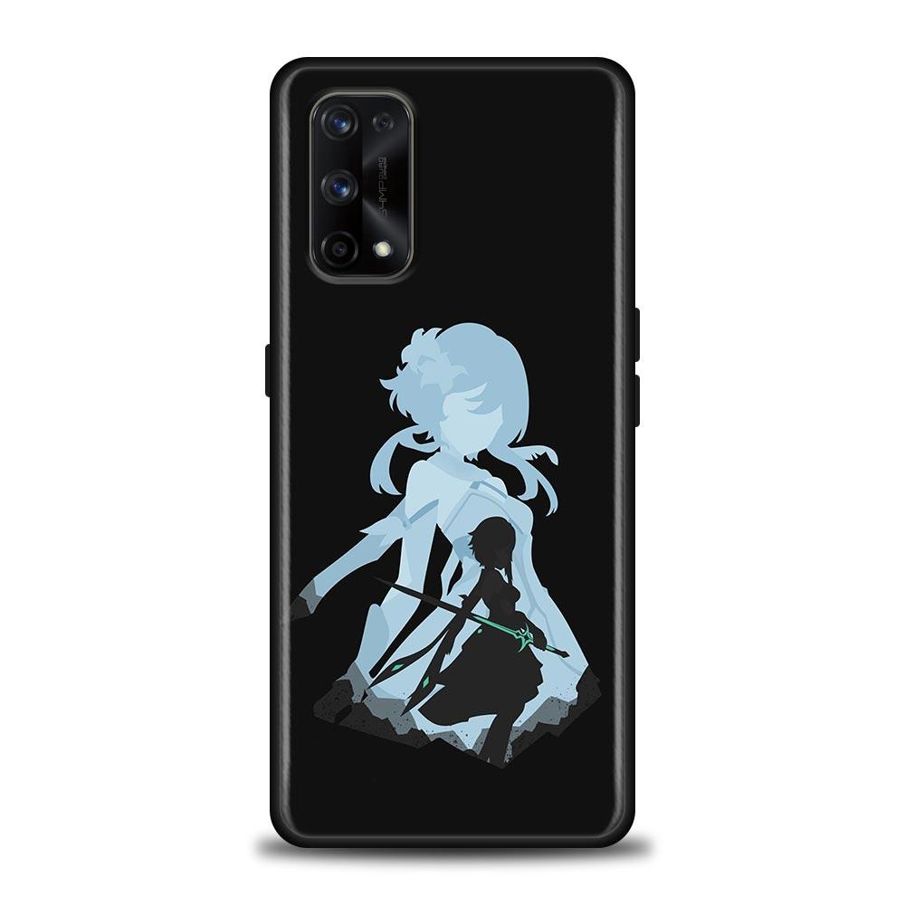 Husă de Telefon Anime Genshin Impact Pentru Oppo Realme 8i 8 9 7 6 5 Pro 9i 7i 5i 6i XT 5G Huse Acoperire Moale din Silicon Realme 8Pro