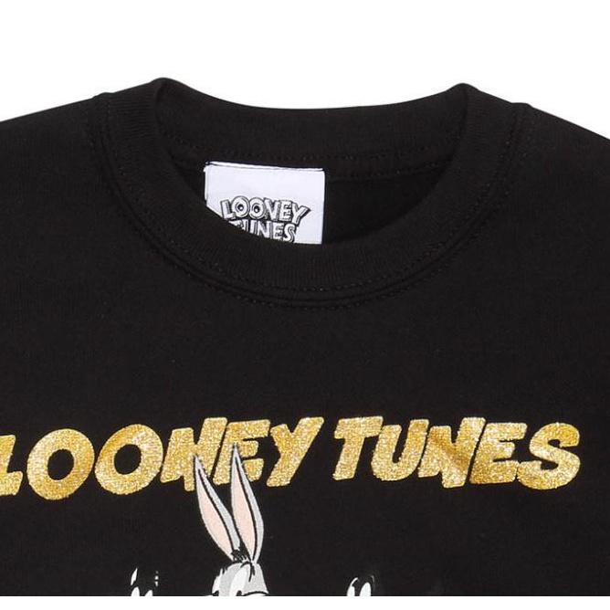 Looney Tunes Girls Group Stars Crop Sweatshirt