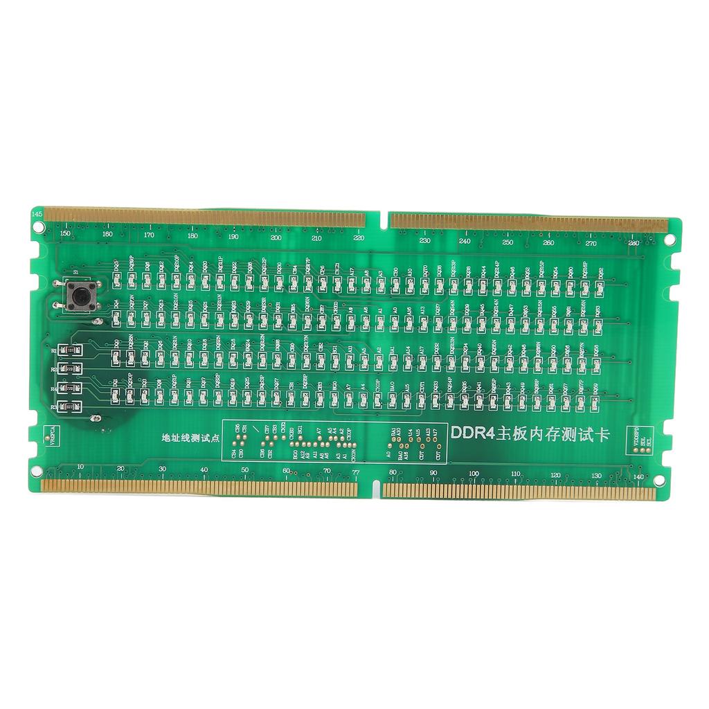 Computer Memory Tester PCB Material Forward Reverse Available Computer DDR4 Memory Tester with LED for PC
