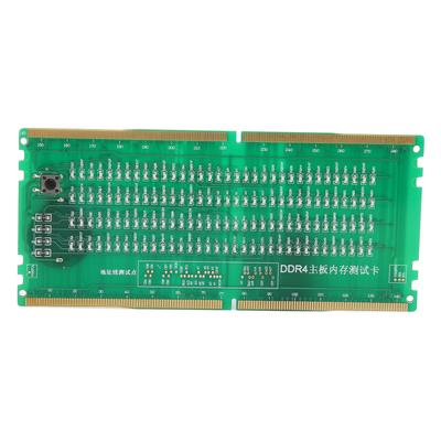 Testador de memória de computador PCB Material Forward Reverse Disponível Testador de memória DDR4 de computador com LED