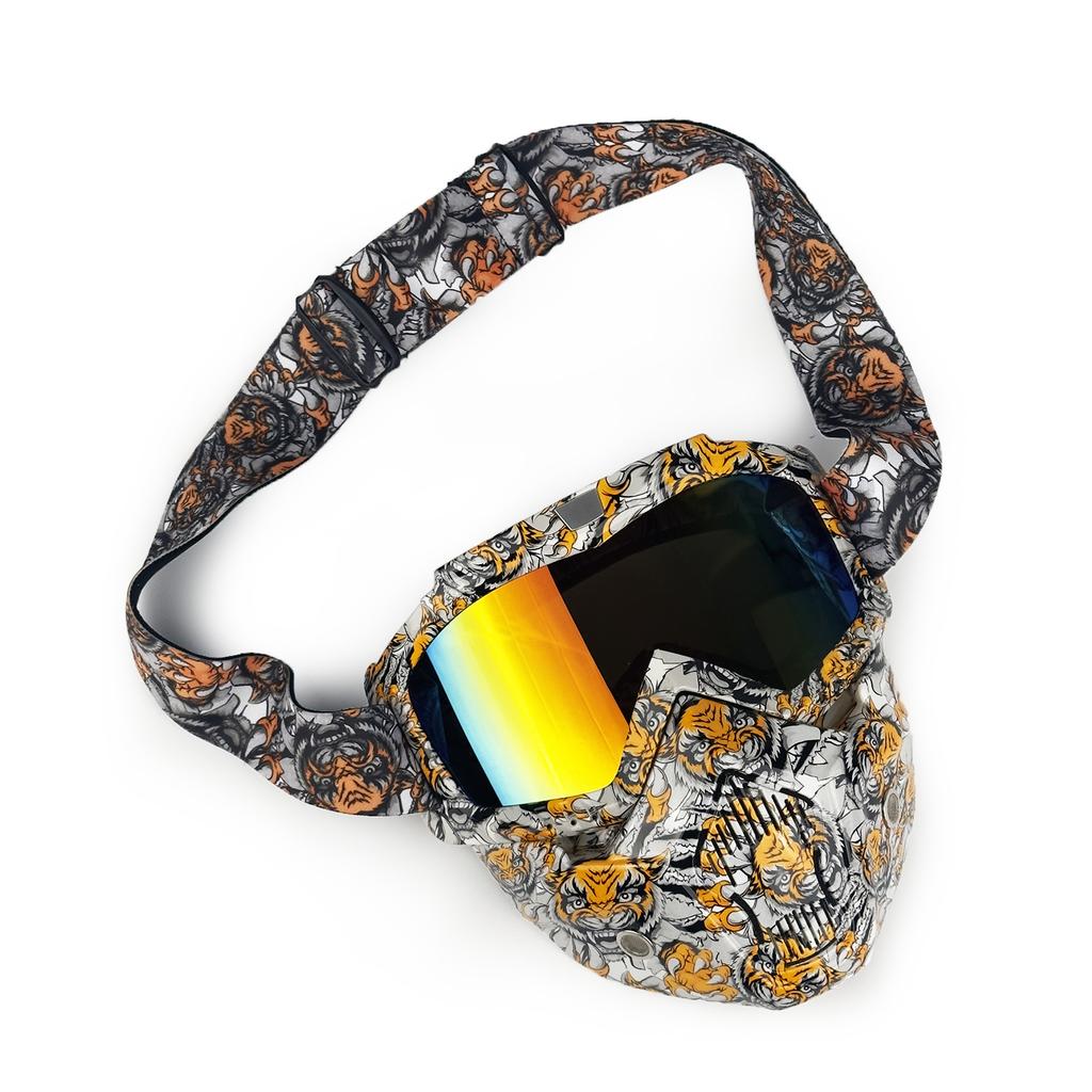 Glasses Water Turning Ghost Head Goggles Mask Motorcycle Riding Mask Windproof Warm Outdoor Protection