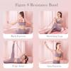 Multi-Level Resistance Elastic Fitness Bands for Men and Women Ideal for Yoga Pilates Strength Training Physical Therapy