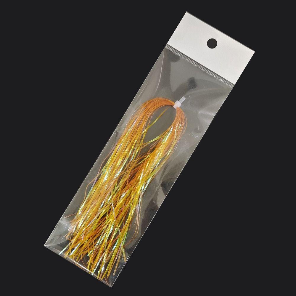 fish scales Holographic Tinsel bright filaments Lure Making Material Fly Tying Materials