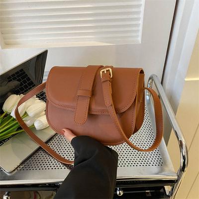 Popular Women's Bag Messenger Internet Celebrity Small Bag 2025 New Trend Small Square Bag Shoulder Armpit Bag Foreign Style Messenger Bag