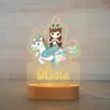 Personalized Children Animal Night Light Custom Acrylic Lamp Baby Kids Bedroom Decoration Neonate Birthday Christmas Gift
