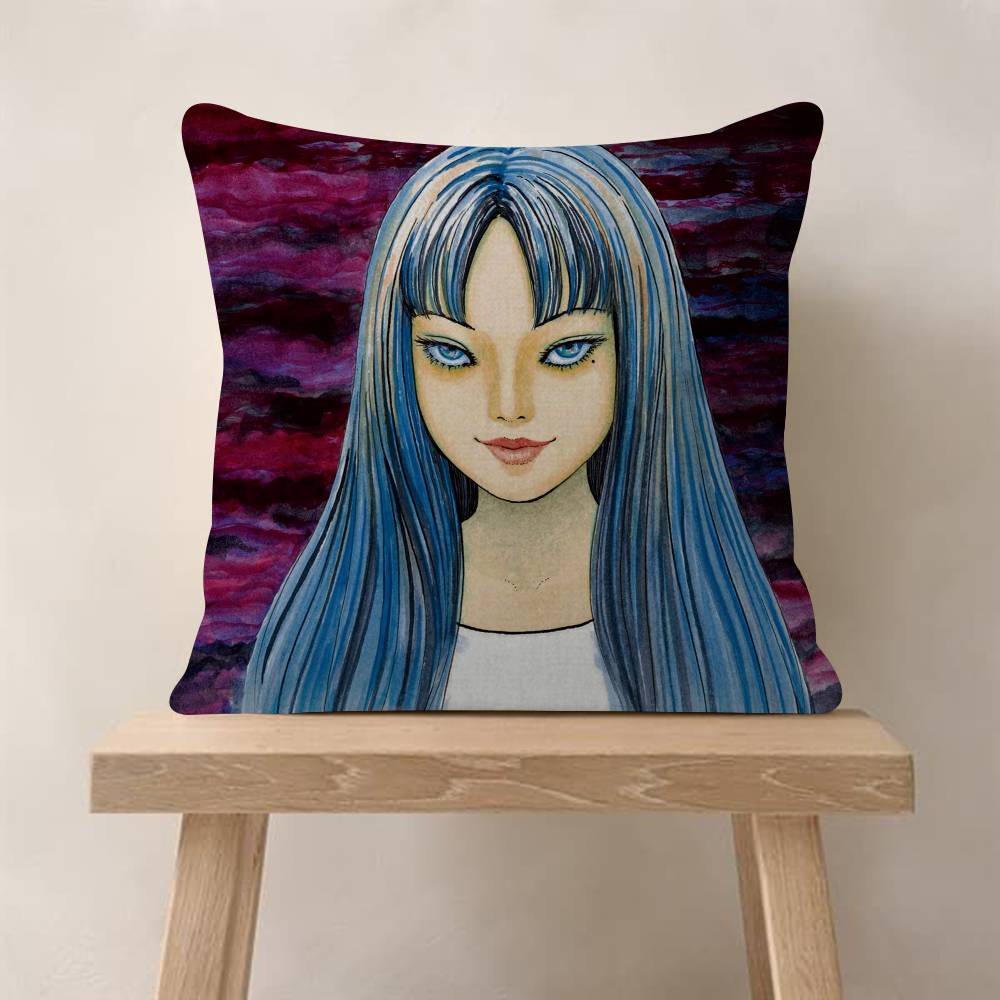 Japan Anime JJunji Horror Ito  pillow cover sofa cushion cover home room decoration children gift