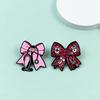 Personalized Pink Bow Stethoscope Brooch Badge