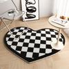 Nordic Ins Style Floor Mat Irregular Bedroom Decor Imitate Cashmere Carpets for Living Room Fluffy Lounge Rug Office Gaming Room