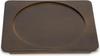 Ikenaga Iron Works Iron Plate Lunch Plate with Wooden Base, Induction Compatible, Made in Japan, 11428