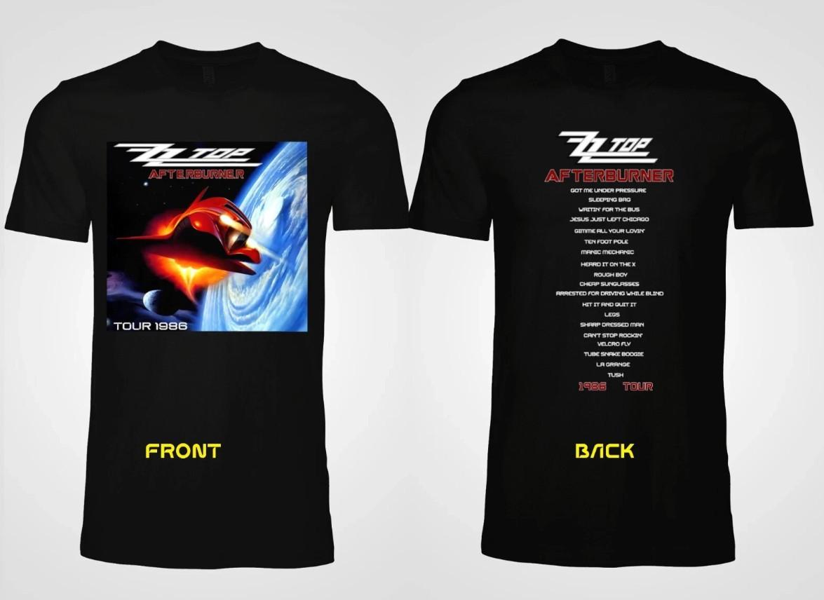 Винтажная футболка ZZ TOP BAND AFTERBURNER CONCERT TOUR 1996, 90-е, размер S-5XL XXL