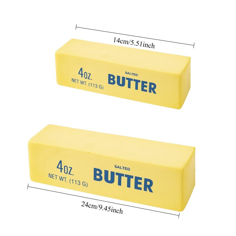 Butter Stick Squishy Gift Slow Rising Squeeze Stress Relief Fidget Gift for Kids Adults Funny Decompression Birthday Gift