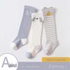 Infant Knee-High Cartoon Socks: Pure Class A Cotton, Non-Binding, Perfect for Spring, Autumn & Winter