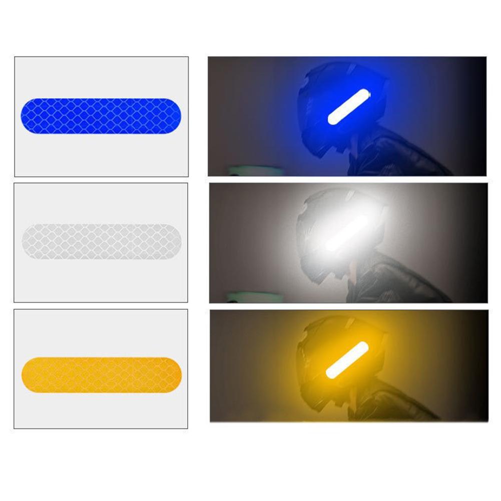 20Pcs Waterproof Reflective Stickers Strip Self-adhesive Reflective Sticker