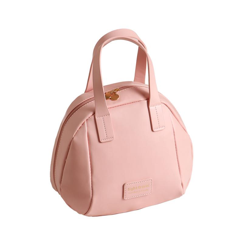 

Женская косметичка из ПУ, органайзеры для косметики, большая сумка-косметичка, портативная ручная сумка для туалетных принадлежностей, чемоданчик для туалетных принадлежностей розовый