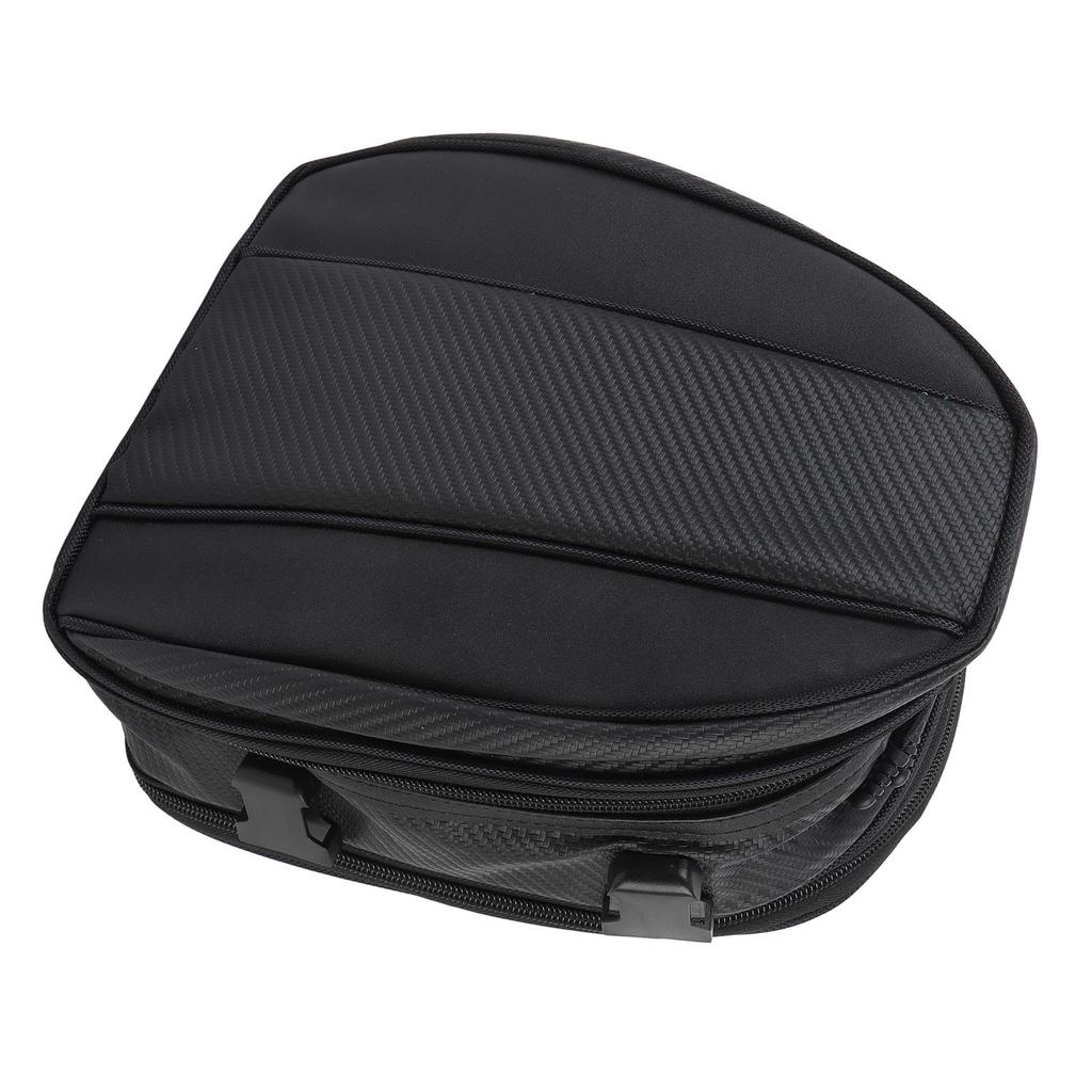Motorcycle Tail Bag 7.5L To 10L Expandable Waterproofing Stylish Look Travel Luggage Bag with Rain Cover