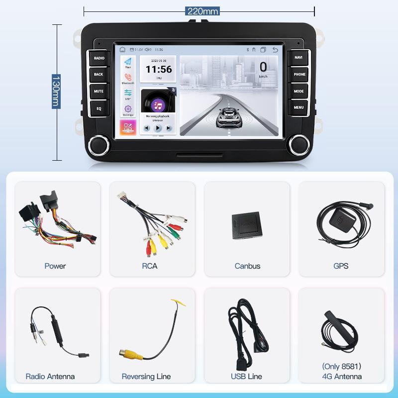 Seat Altea/Altea XL Car Central Control Navigation System with Reversing Camera and Radio