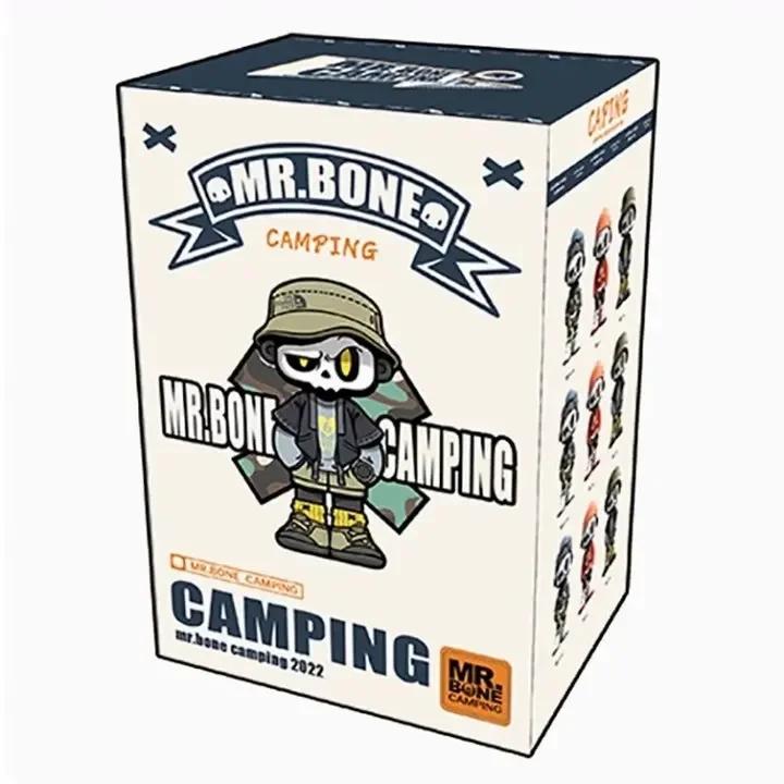 

Mr.bone Четвертое поколение Кемпинг Серия Скрытая коробка Аниме Фигурка Игрушка ручной работы Модная игровая кукла Настольное украшение Фигурка