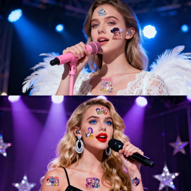 25 Stück Cartoon Kpop Dämonenjäger Rumi Kang Temporäre Tattoo Aufkleber Dämonisierend Für Partygeschenke