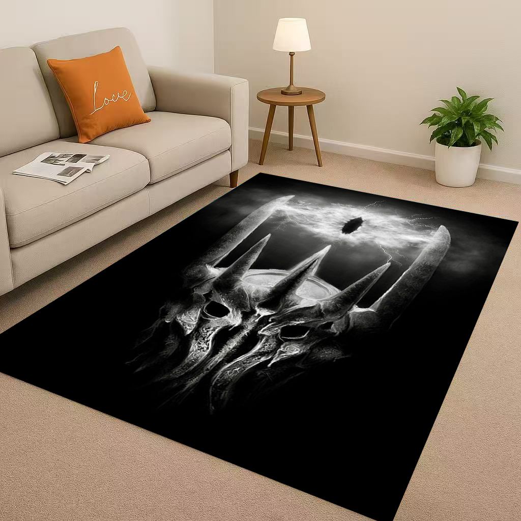HD Classic L-Lord of The Rings H-Hobbit Gandalf Legolas Living Room Non-Slip Area Rug Soft Carpet for Bedroom Sofa,Home Doormat