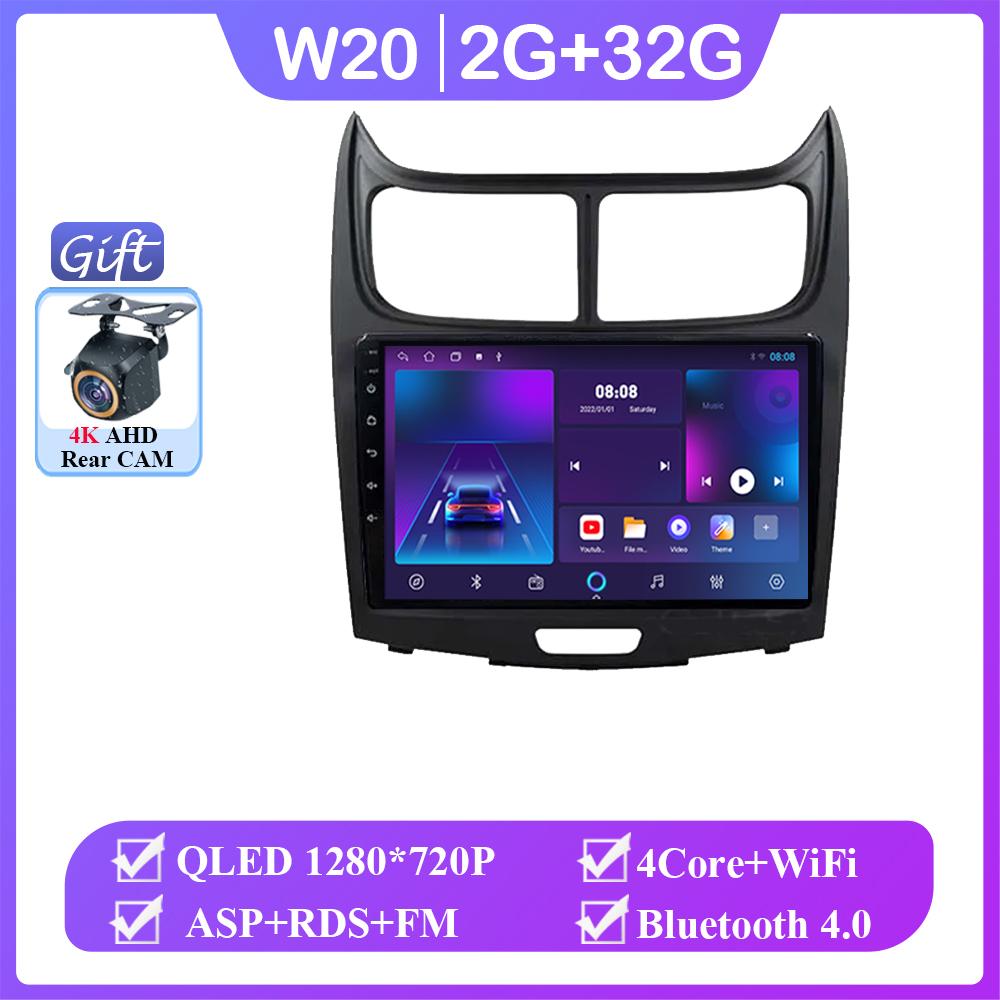 

Для Chevrolet Sail 2009 2010 2011 2012 2013 Android 14 беспроводной Carplay авто радио мультимедийный плеер без 2din DVD GPS навигация