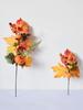 Thanksgiving Decoration: Artificial Maple Leaves, Pumpkins, Acorns & Berries