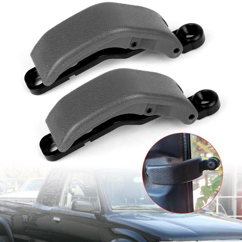 1/2 PIÈCES Verrou Loquet Fenêtre Arrière Gauche Droite Quatar 62910-89102 Pour Toyota Hilux Rn85 Tacoma 1989 - 2000 Noir Gris Verrou Loquet de Cabine