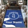 Everton FC Printed Crystal Velvet Rug Non‑Slip Crystal Velvet Carpet For Sofa Bedroom Indoor Home Decoration