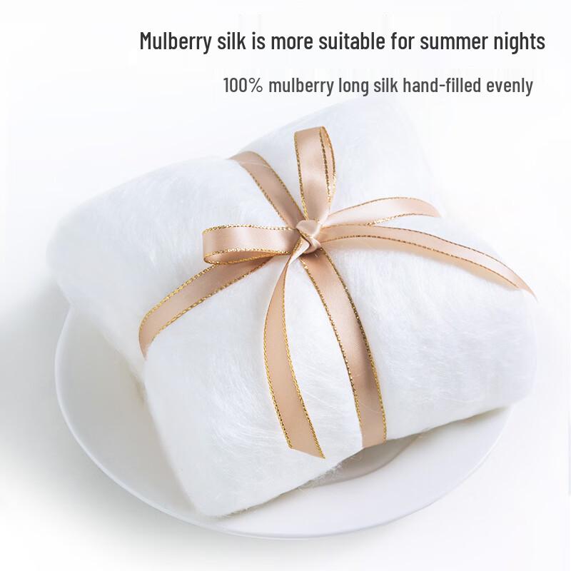 SILKUEEN Tussah Silk Lyocell Summer Quilt