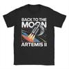 Artemis II Moon Mission Unisex WoUnisex T Shirts Novelty Tee Shirt Short Sleeve O Neck TShirt Cotton Summer Clothing