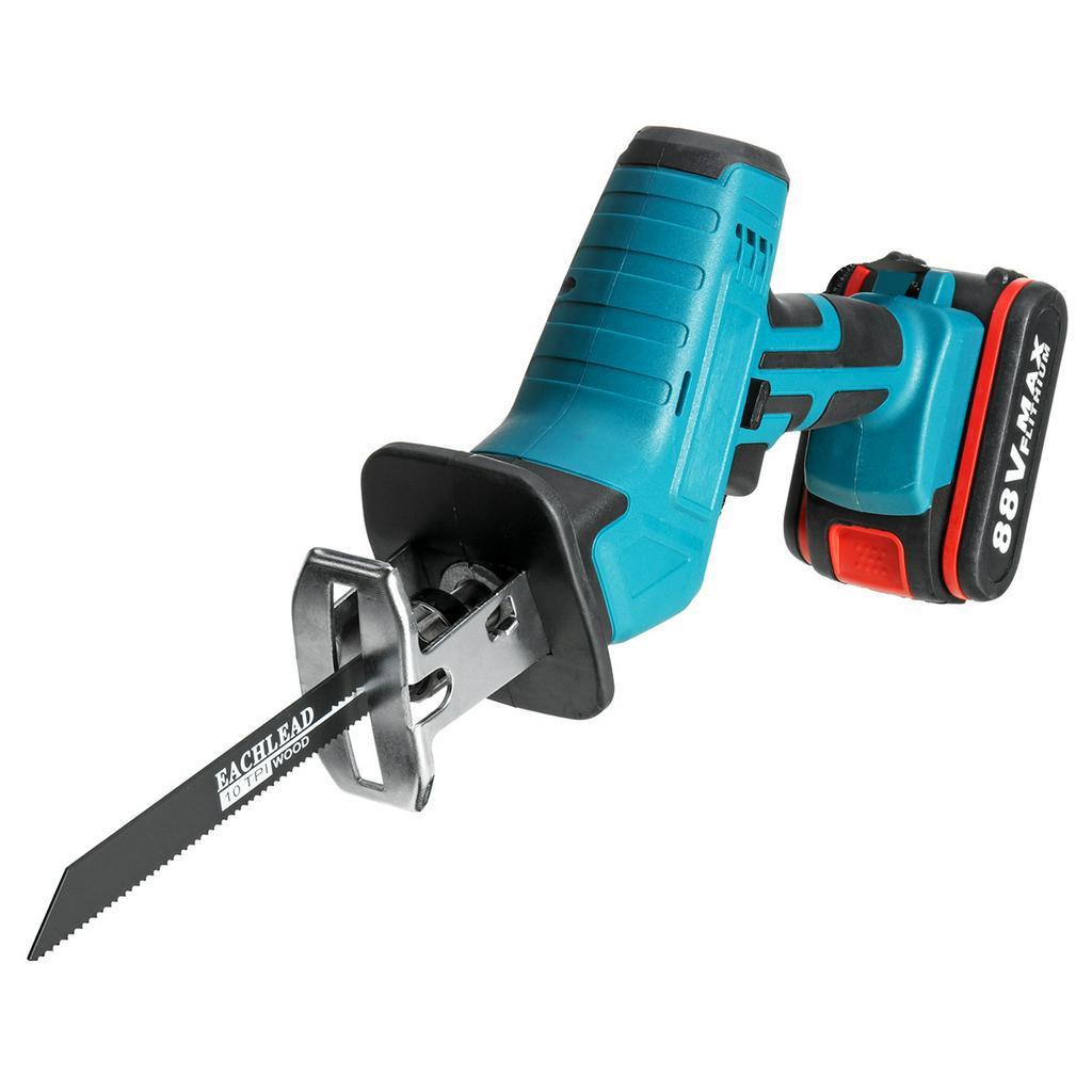 Cordless Chain Saw Brushless Motor Power Tools 88V Electric Chainsaw Garden Woodworking Power Tools With Blade For 18V Battery