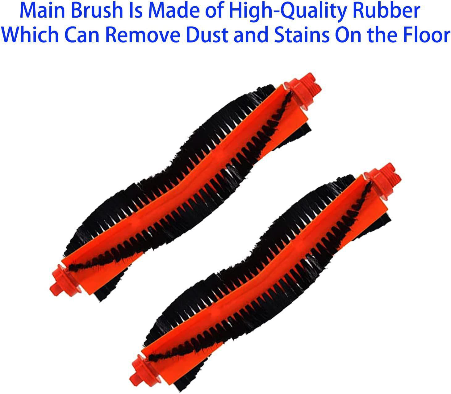 

Совместимые аксессуары для робота Mijia STYJ02YM: Швабра, пылесборник, основная и боковая щетка Main brush