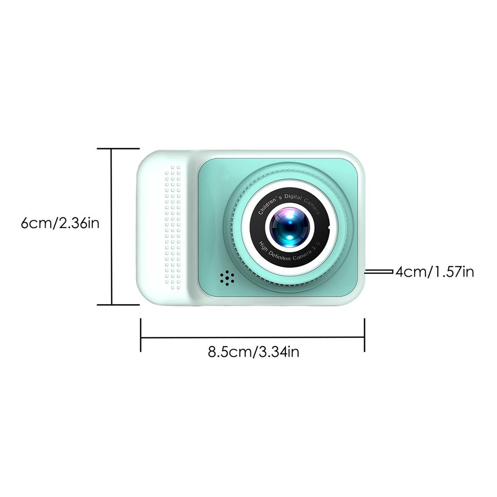 1080P Digital Camera 20MP Kids Camera Cute Children Camera Cartoon Kids Selfie Camera for Boys And Girls 4X Digital