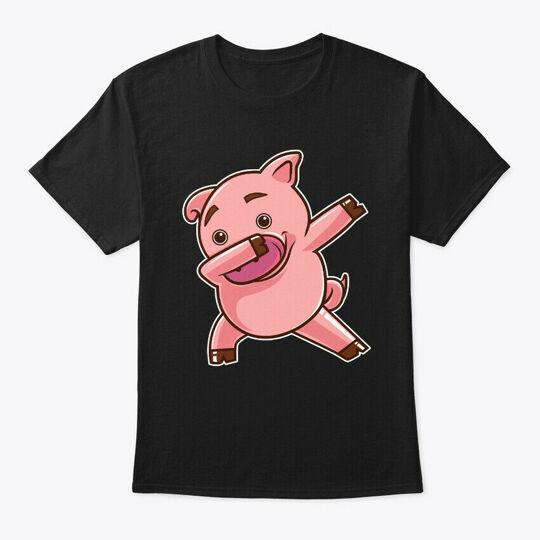 

Dabbing Pig T-Shirt Made in the USA Size S to 5XL XL