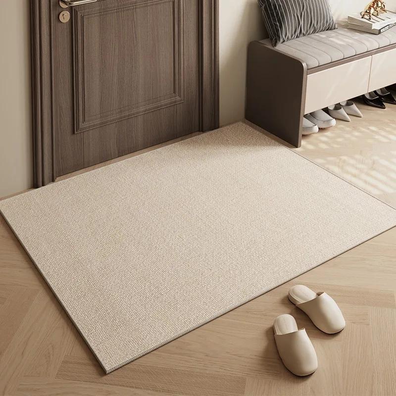 Home Entrance Mats Porch Scratching Ground Mat Simple Striped Modern Style Carpet High Quality Tpr Bottom Non-Slip Durable Rugs
