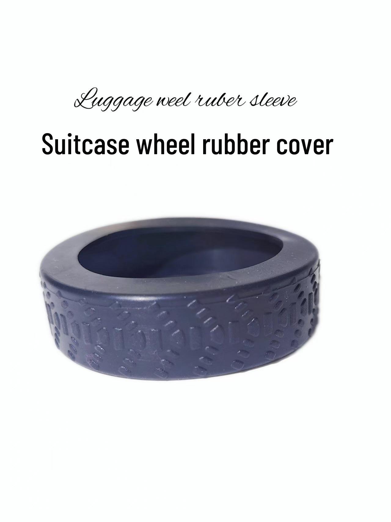 

Универсальный резиновый защитный чехол для колес багажа - Подходит для модификации и замены колес чемодана