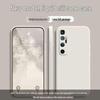 Solid Color Liquid Silicone Case for Xiaomi 10 Ultra - Full Coverage Drop Protection, Soft Shell, Straight Edge Design.