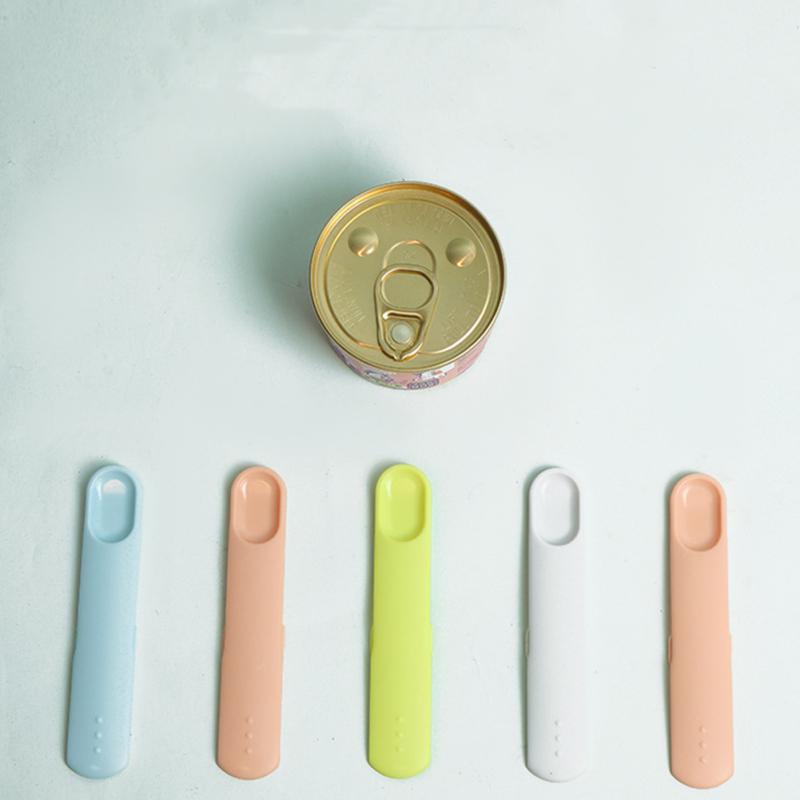 Dog Cat Food Spoon Pet Food Spoon Canning Spoon Handle With Clip Design Cat Food Shovel