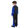 Chlapecký outfit na flamenco tanec Color Block Sklápěcí límeček Dlouhý naberaný rukáv Svetr Kalhoty s elastickým pasem Pásek