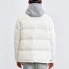 Skechers Solid Color Zipper Stand Collar Long Sleeve Puffer Jacket Men Outerwear White L321M168-00PS