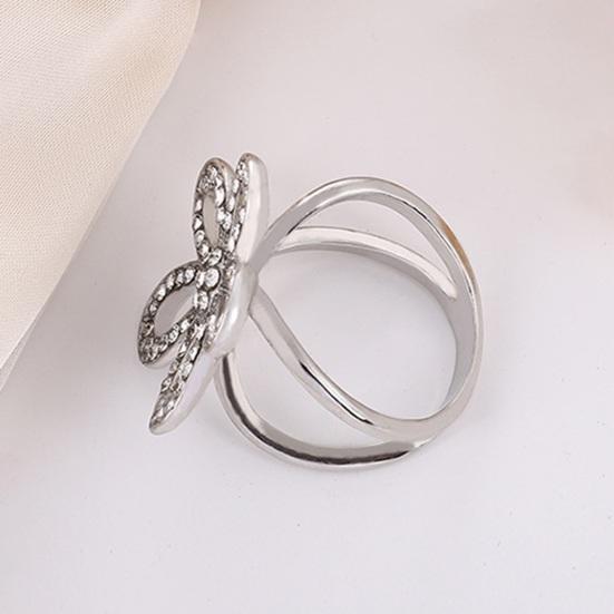 Scarf Ring Buckle And Slides for Women Rhinestone Flower Tshirt Tie Clip Floral Belt Scarf Pin Buckle for Dress Shirts Clothing Accessories