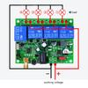 315Mhz 433Mhz DC 85V-260V Four Channel Relay Module Receiver Wireless Remote Control Switch for DC Motor DIY