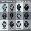 Tiptops Bands Compatible With Garmin Fenix 5/Fenix 6/Fenix 7/ Fenix 8-47mm Straps QuickFit 22mm Watch Band Elastic For Fenix 5 Plus/Fenix 6 Pro/Fenix