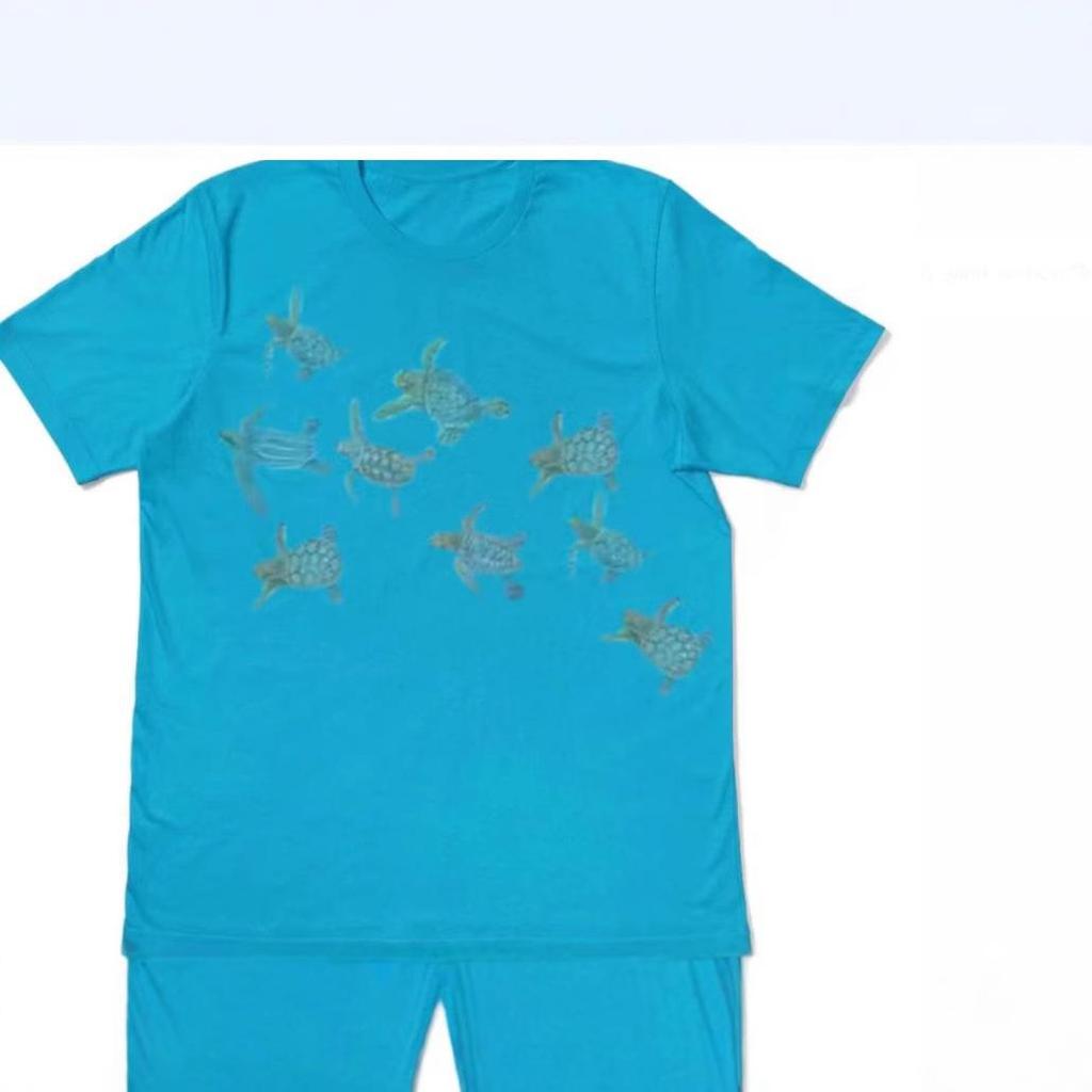 2025 Sea Turtle Ocean Crusher T-Shirt - Beach Sunshine 100% Cotton Tee