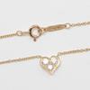 TIFFANY&Co. Sentimental Heart Necklace K18 Pink Gold/diamond 2.17g Women Used