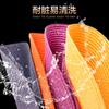 PP material woven placemat round heat insulation mat dining table western food non-slip mat nordic wind fruit plate coffee cup mat