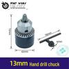 13mm Electric Drill Chuck, 1/2" Thread, Item No. 02400, Impact Ready